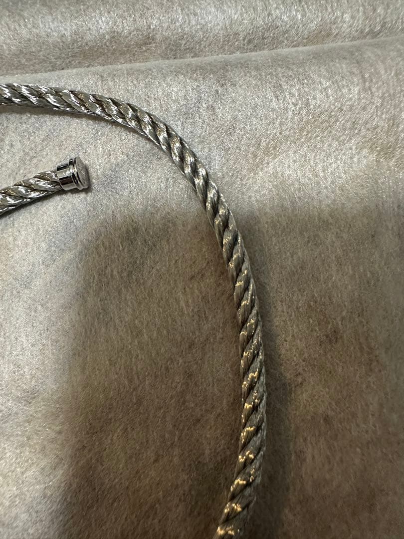 フレッド ケーブル ラージ #17 ブレスレット シルバー 美品 フォース10