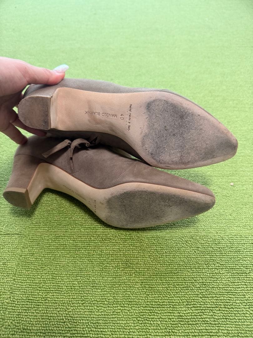MANOLO BLAHNIK マノロブラニク　グレージュ　ブーツ　サイズ40
