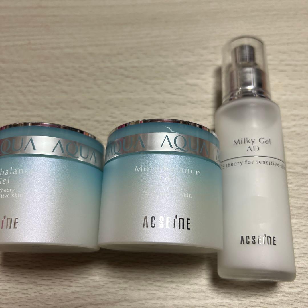 アクセーヌ モイストバランスジェル50ｇ ミルキィジェルAD60ml