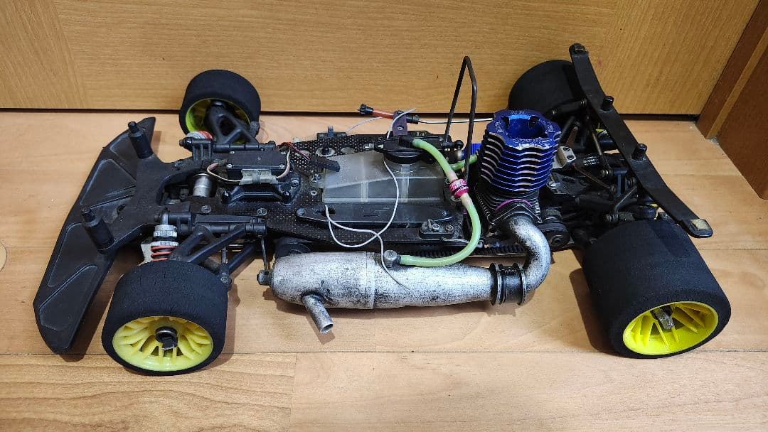 サーパント ベクター エンジンラジコンカー ハチイチ 中古 プロポ メカ付き