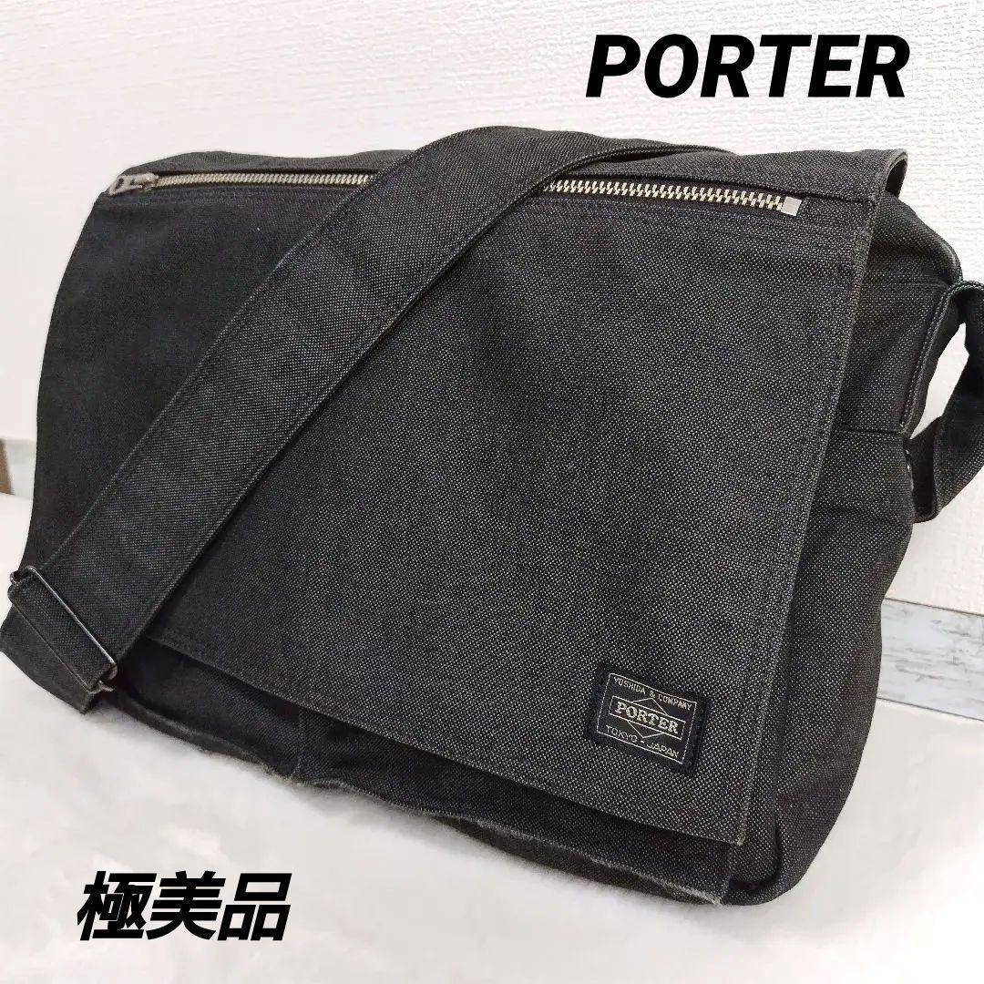 ✨極美品✨PORTER スモーキー メッセンジャーバッグ A4収納可