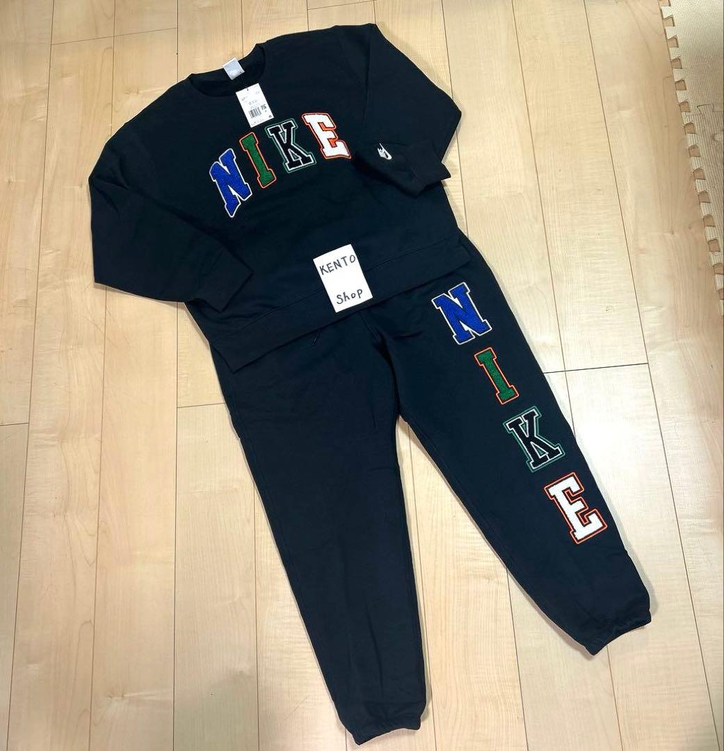 【新品　未使用品】NIKE スウェット　上下セットアップ2XL ブラック