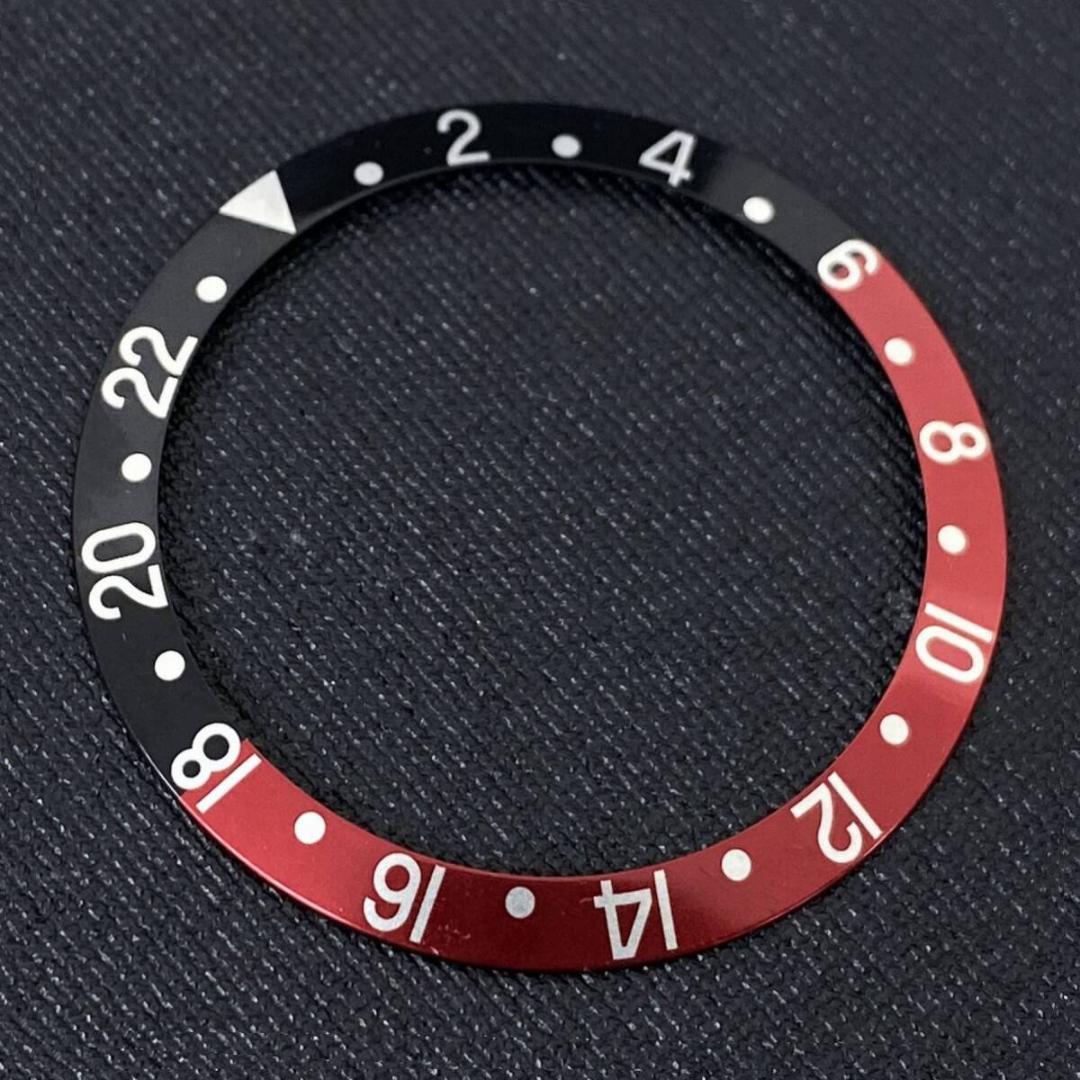 正規品 ROLEX 純正 16710 D番 GMT MASTERⅡ ベゼル 赤黒