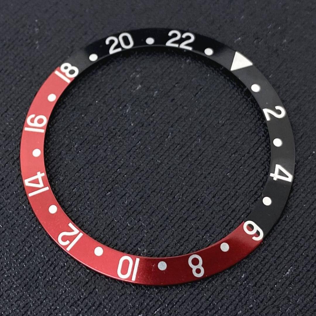 正規品 ROLEX 純正 16710 D番 GMT MASTERⅡ ベゼル 赤黒