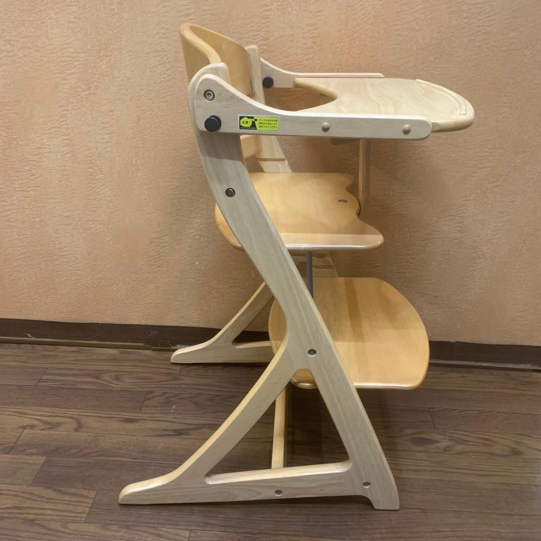 ☆美品☆【大和屋】yamatoya すくすくチェアプラス テーブルガード付き②