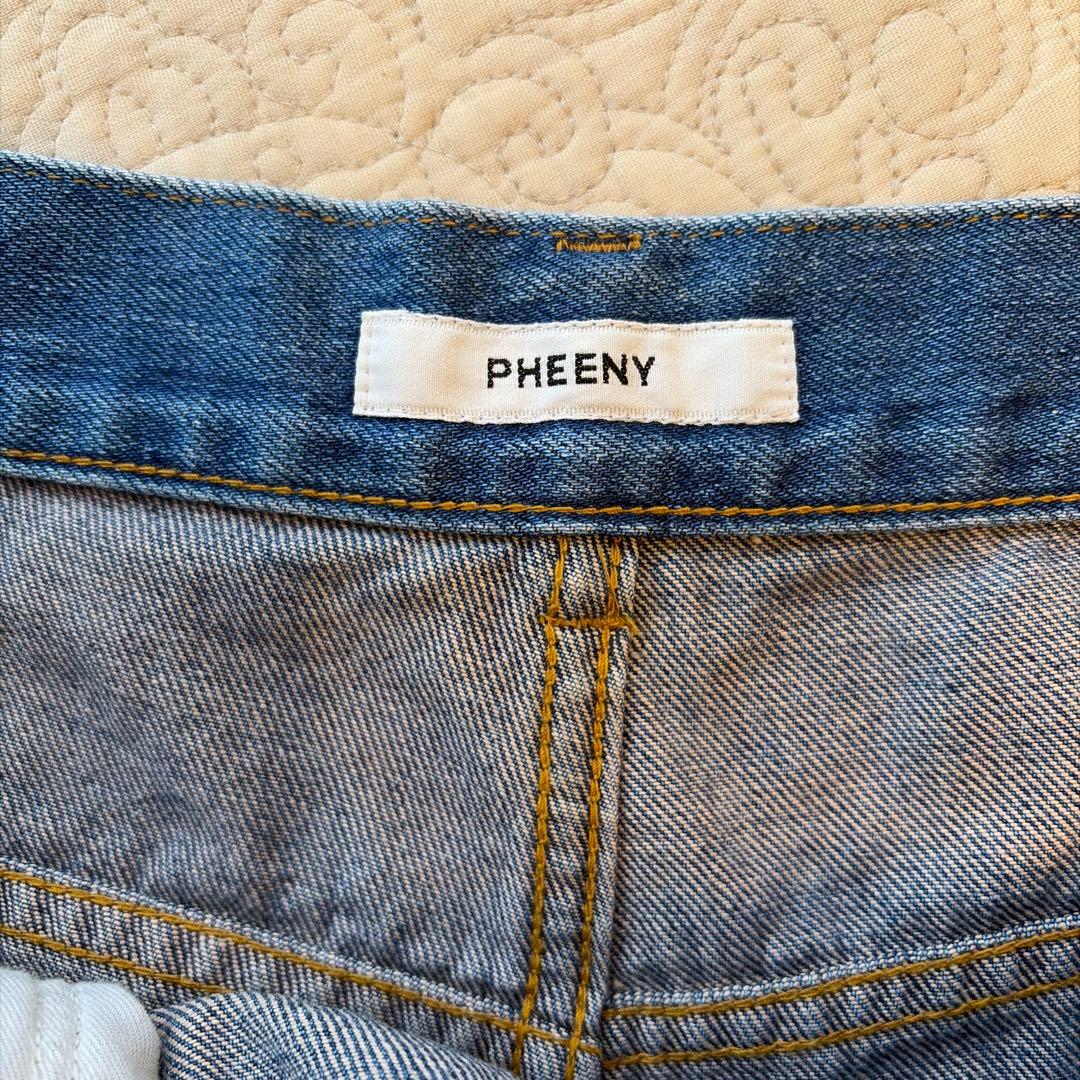 パンツ PHEENY VINTAGE DENIM BIG PANTS