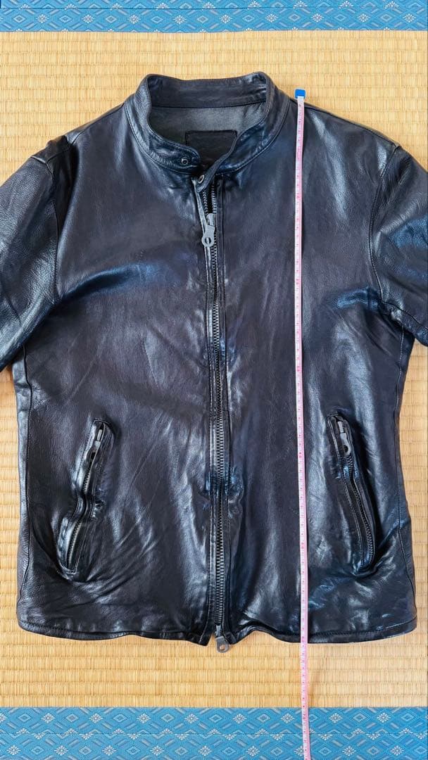 バックラッシュ BACKLASH 黒 シングルライダースジャケット