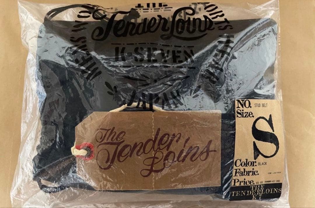 TENDERLOIN スタッズ付きブラックベルト