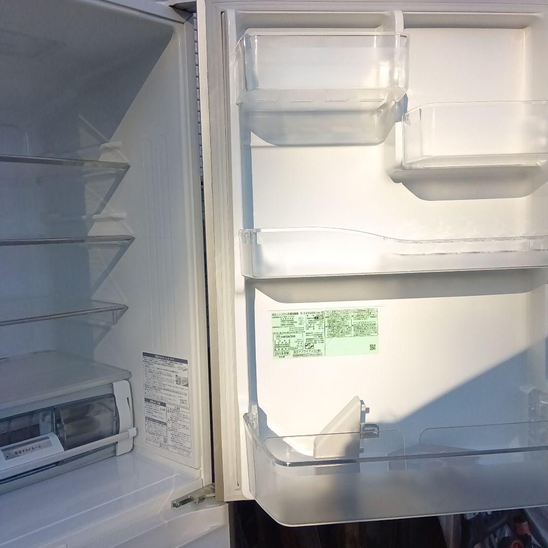 大型冷蔵庫　400L 5ドア　2018年製　日立　高年式　　関東限定