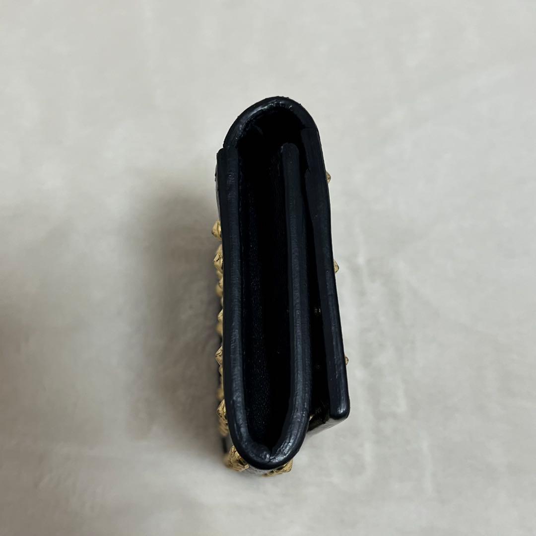 アレキサンダーマックイーン カードケース　スカル　スタッズ　名刺入れ