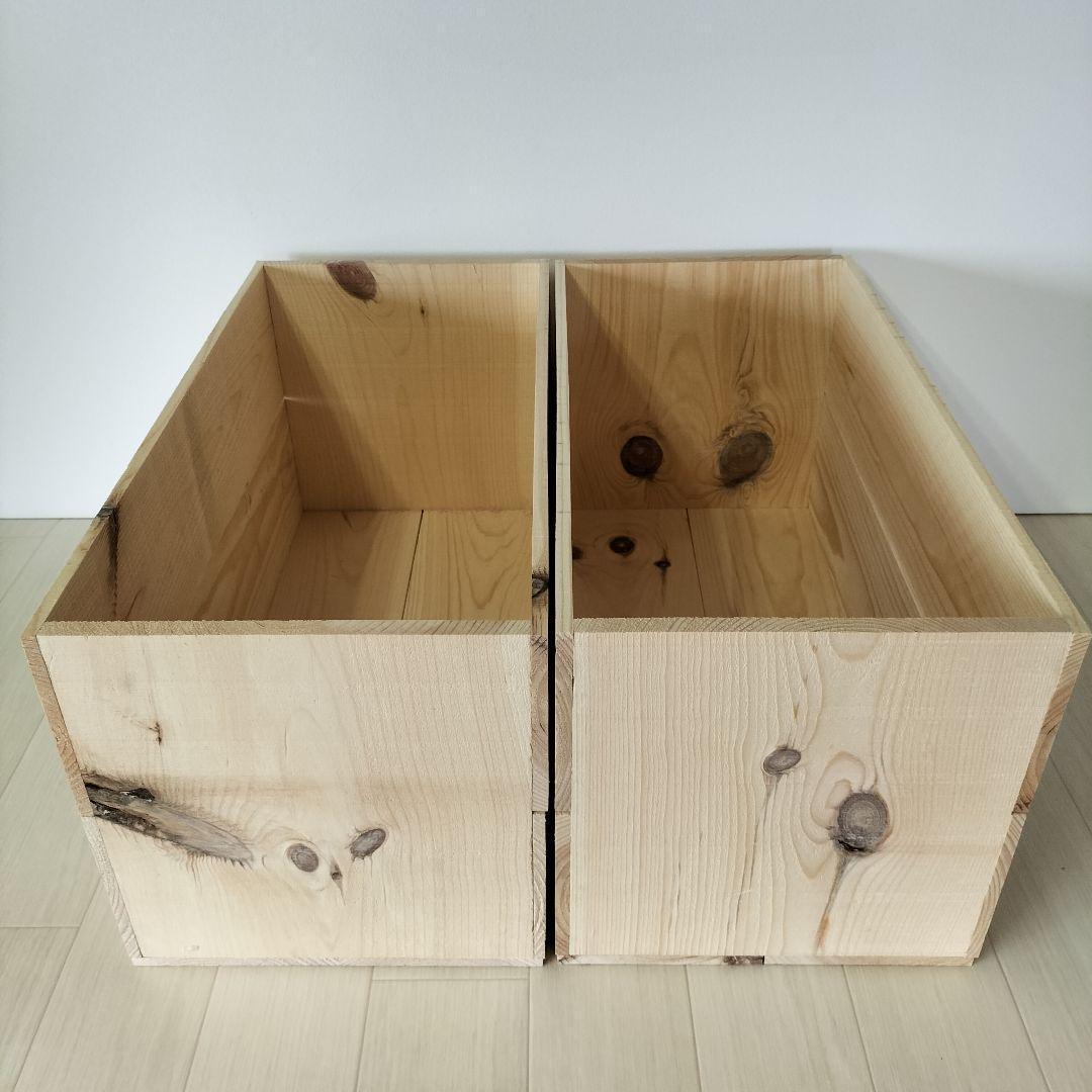 《持ち手無しりんご箱》6箱セット★収納 木箱 本棚 北欧 インテリア DIY