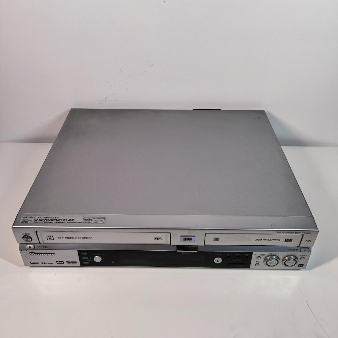 Pioneer DVR-RT50H VHSビデオ一体型DVDレコーダー HDD