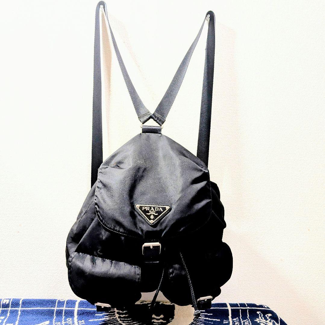 PRADA リュック ブラック ナイロン バックパック