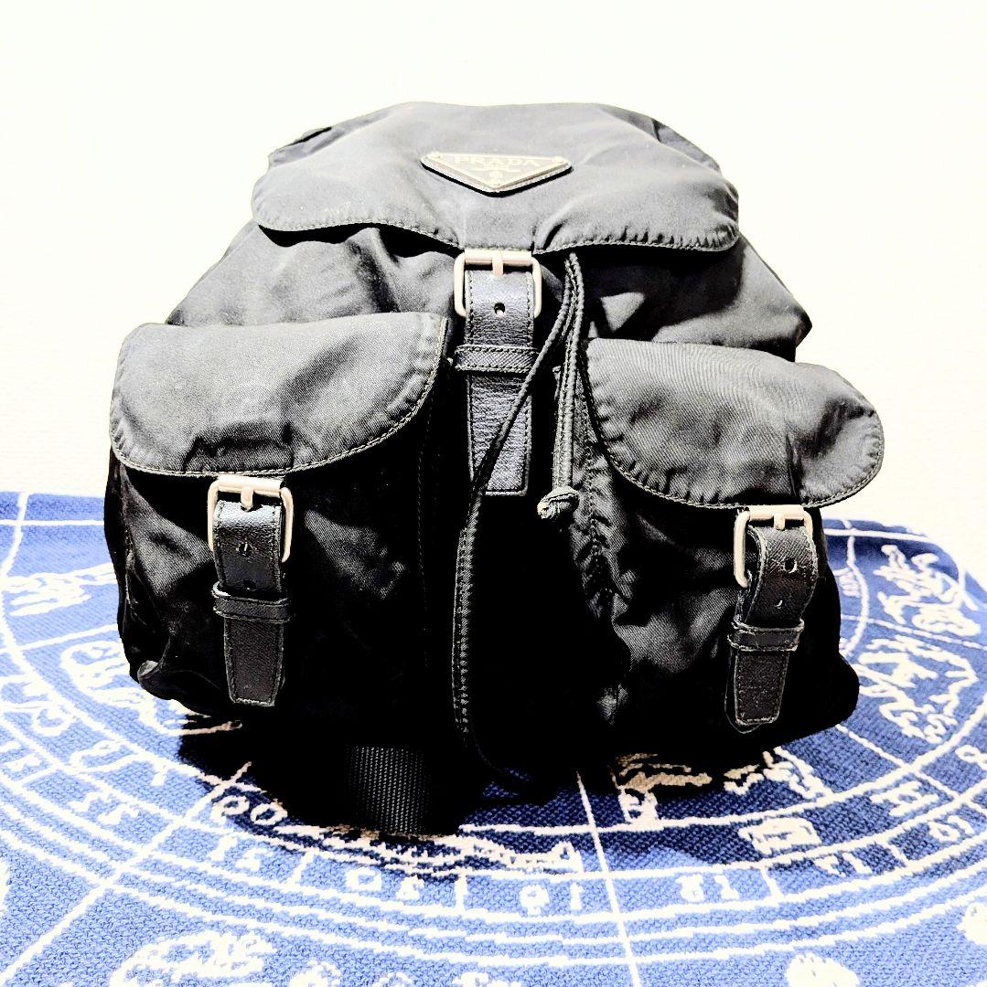 PRADA リュック ブラック ナイロン バックパック