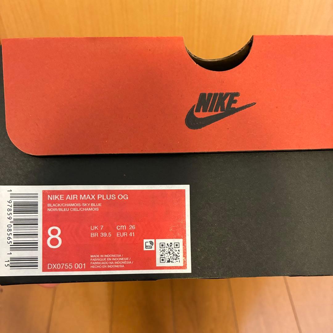 【新品】NIKE Air Max Plus OG 26cm Hyper Blue