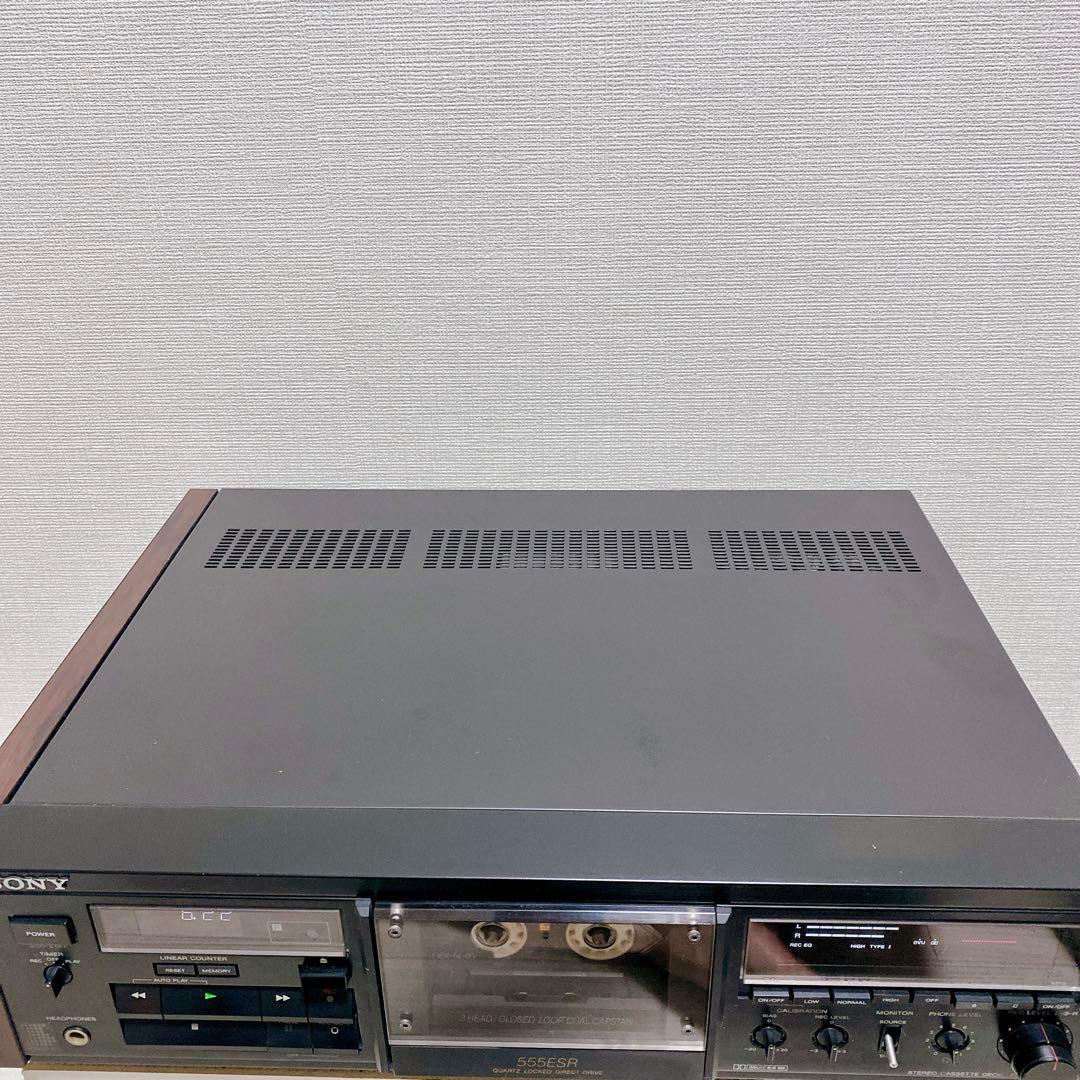【希少】 SONY TC-K555ESR 名機 3ヘッド 高級 カセットデッキ