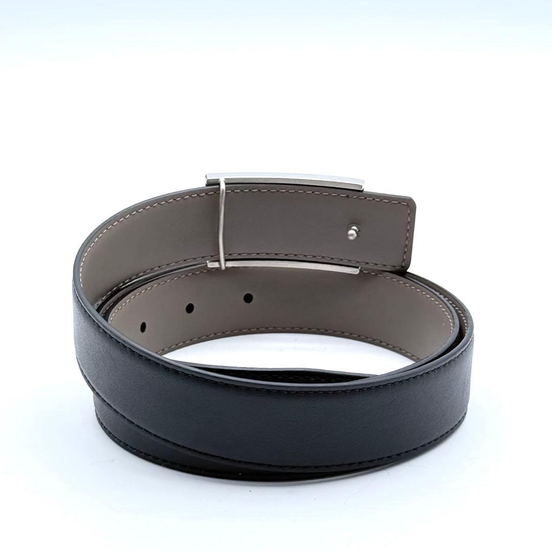 希少✨　HERMES ホースキット　スクエア　ベルト　レザー　リバーシブル