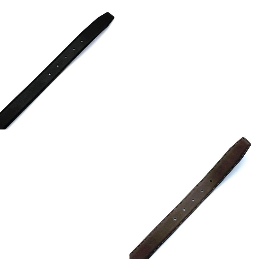 希少✨　HERMES ホースキット　スクエア　ベルト　レザー　リバーシブル