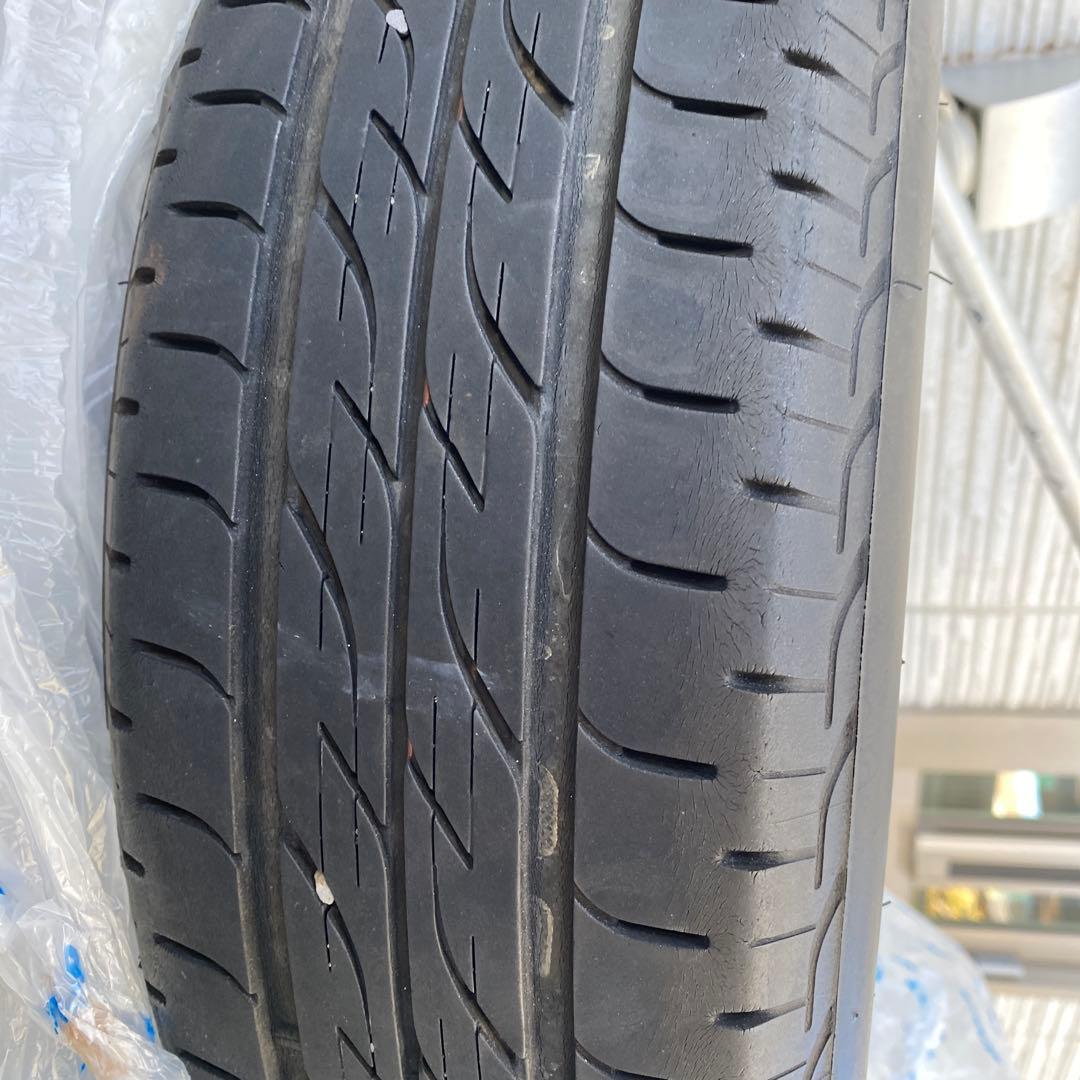 ダイハツタント　ノーマルブリヂストンタイヤ純正ホイール4本セット15565r14