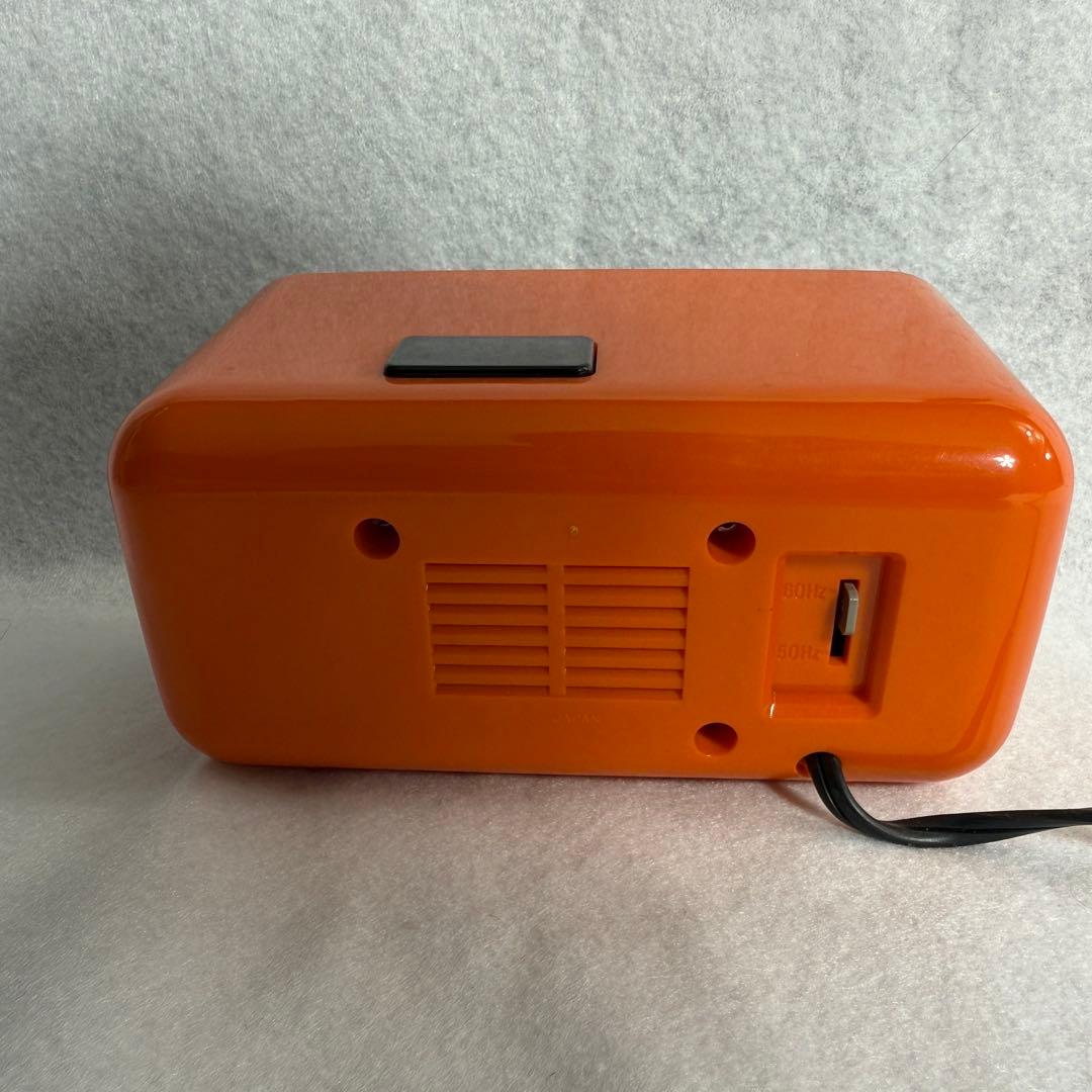 SEIKO セイコー パタパタ 時計 目覚まし時計 DP662 オレンジ レトロ