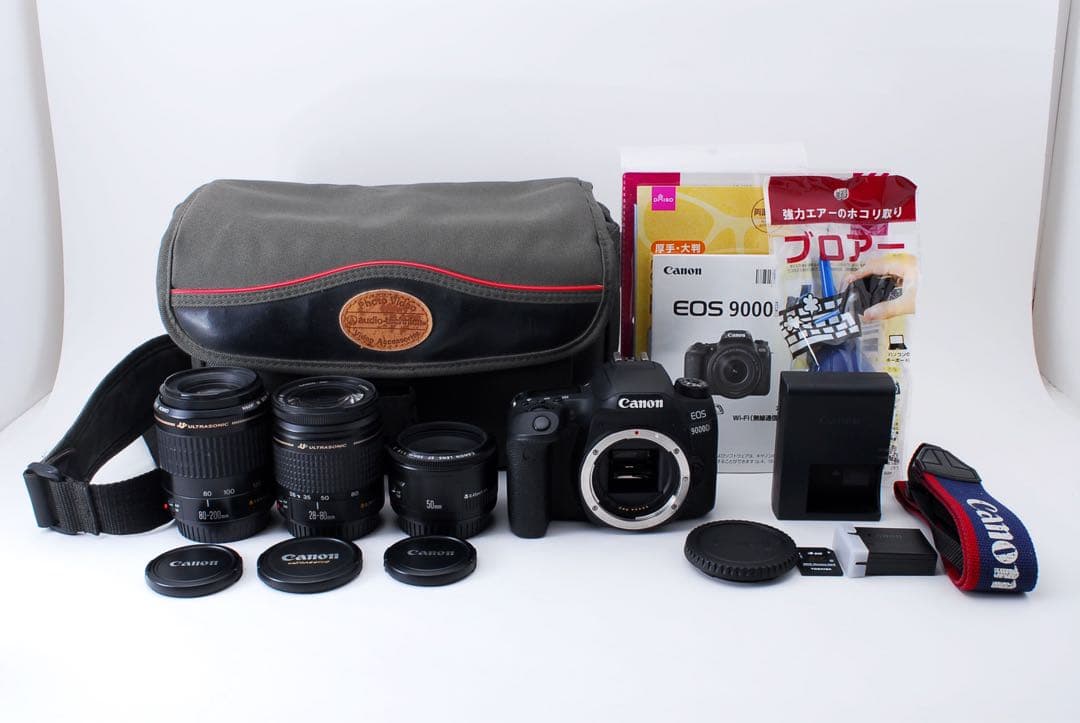 Canon EOS 9000D 標準&望遠&単焦点トリプルレンズセット