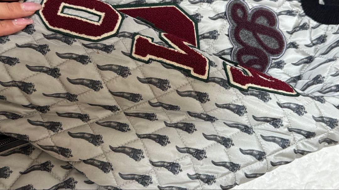 DOLCE&GABBANA キルティングブルゾン ワッペン 48