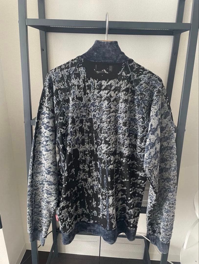 DIESEL 25FW S-Corr Devoré houndstooth S