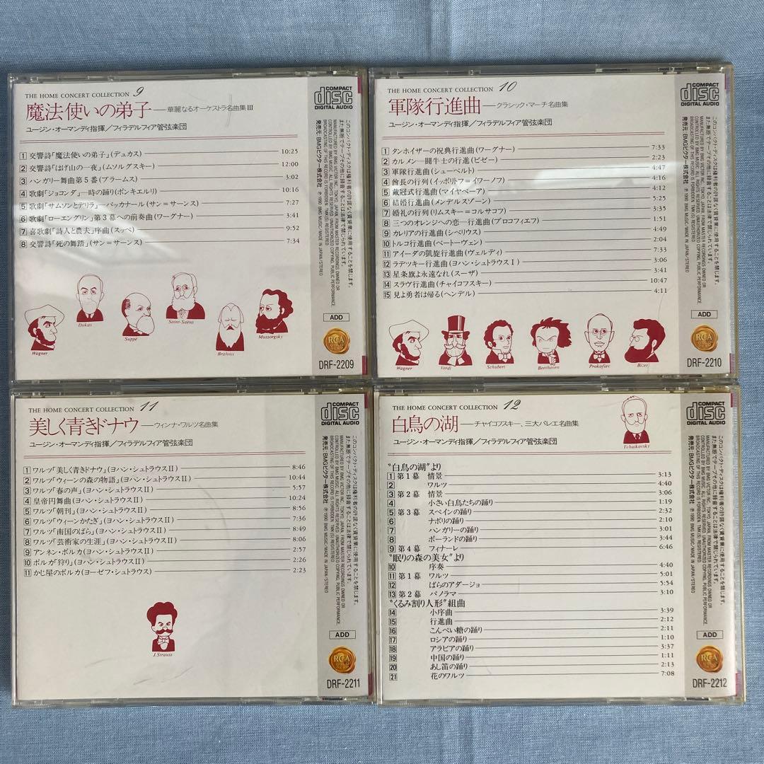 ホームコンサートコレクション　世界の名曲大全集 CD20枚 解説本・ケース付き