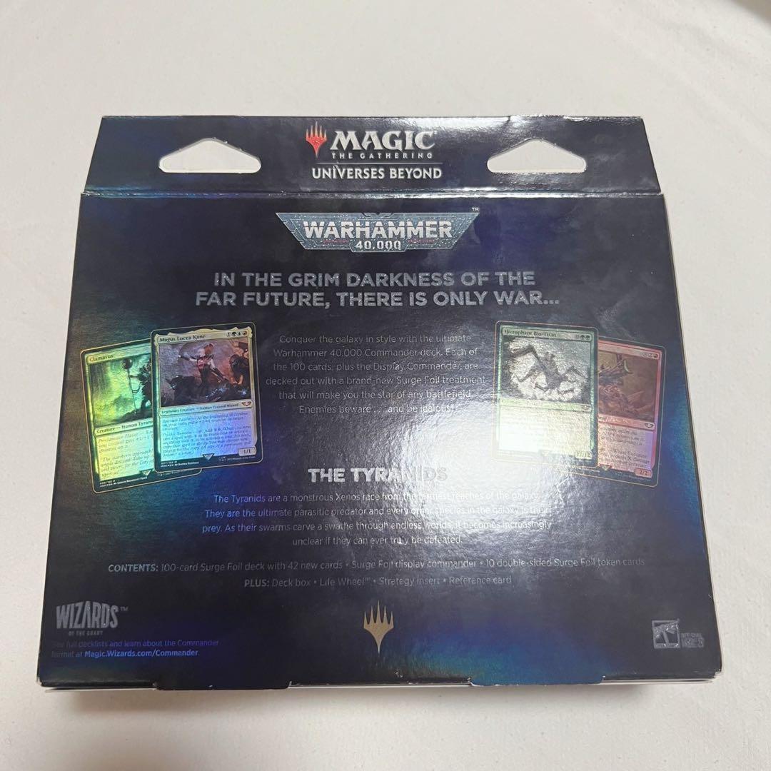 統率者デッキ：ウォーハンマー ティラニッドの大群/英語 未開封品　40K