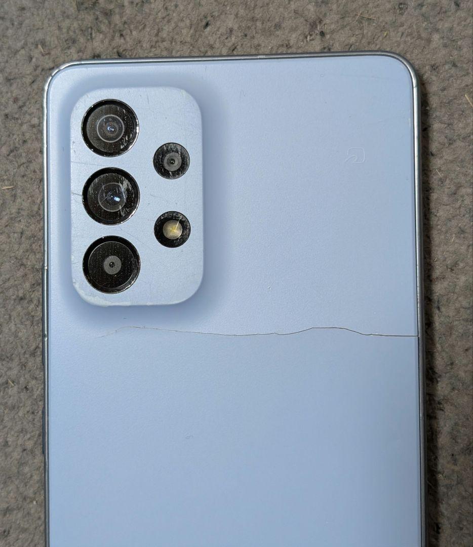 ジャンクSamsung Galaxy A53 5Gブルー 6GB 128GB