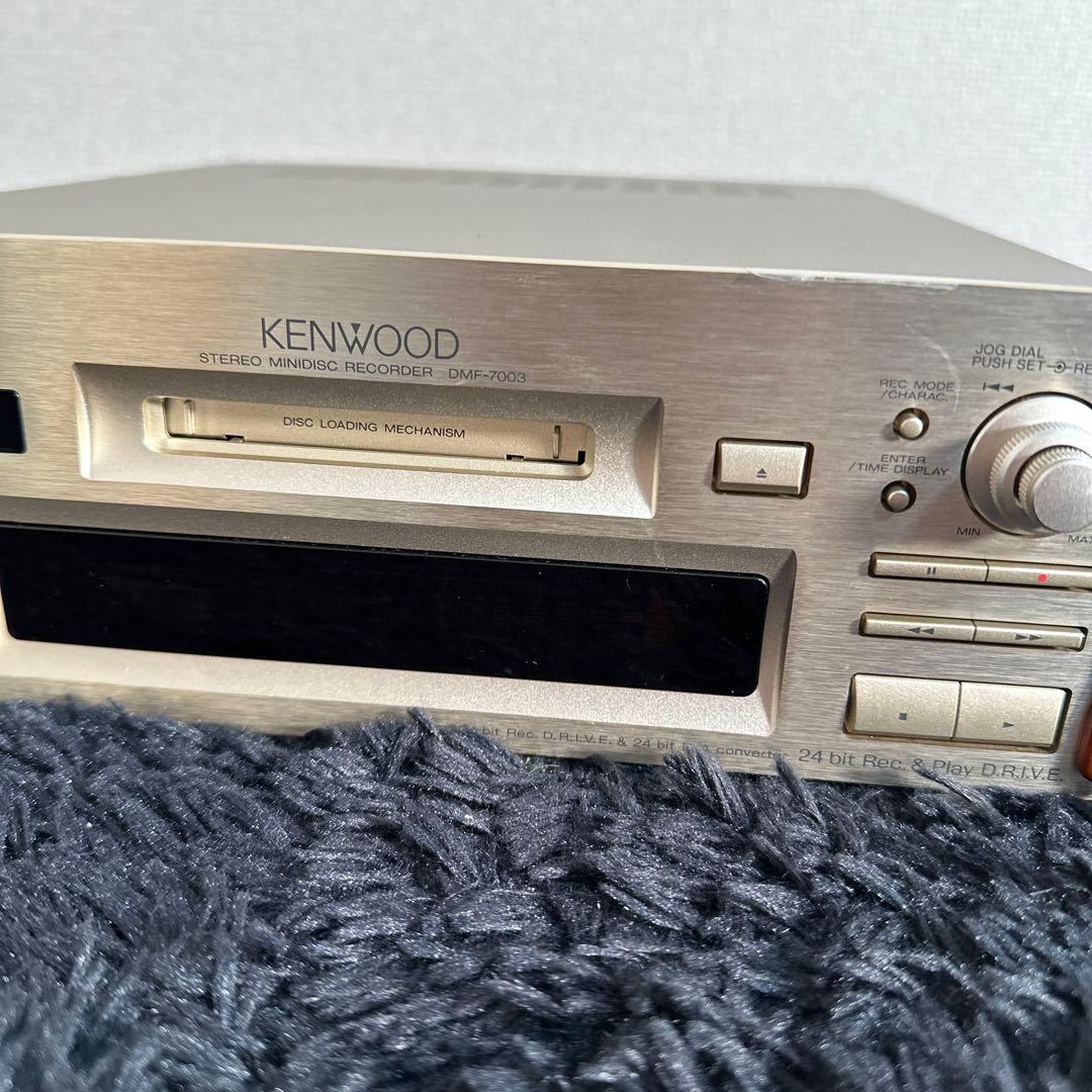 高級 KENWOOD DMF-7003G MDデッキ オーディオ機器