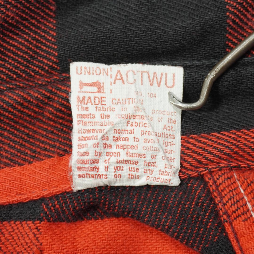 トップス FIVE BROTHER FLANNEL SHIRTS 1970s 1980s