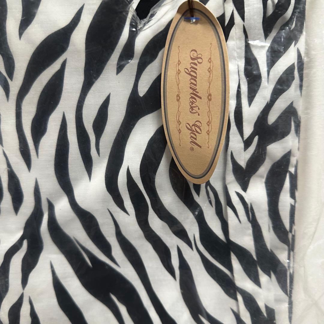 ★希少★ ゼブラ 柄 浴衣 帯 セット 平成 ギャル y2k