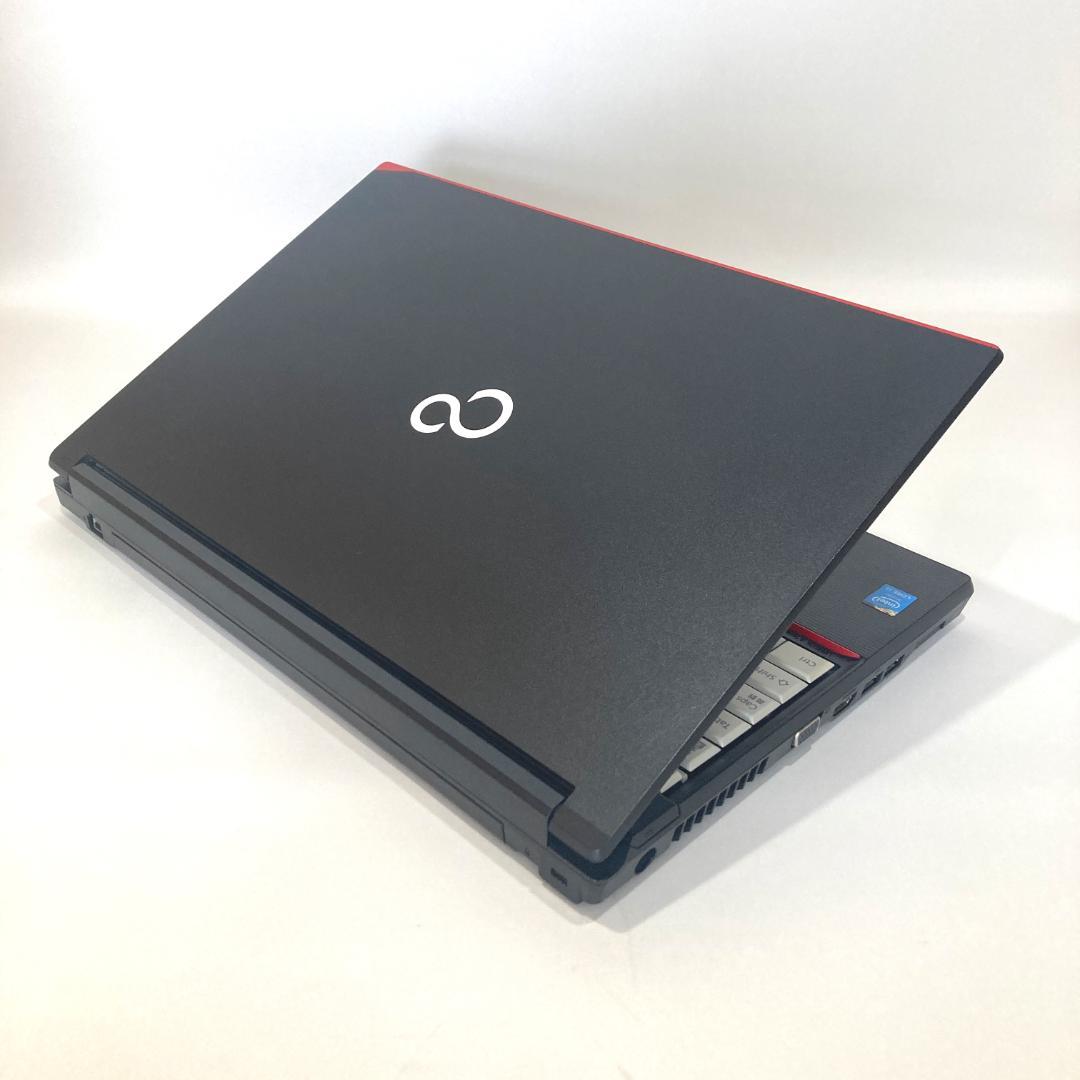 初心者✨快適・カメラ・大画面・DVD✨黒✨すぐ使えるノートパソコン◇D448-3