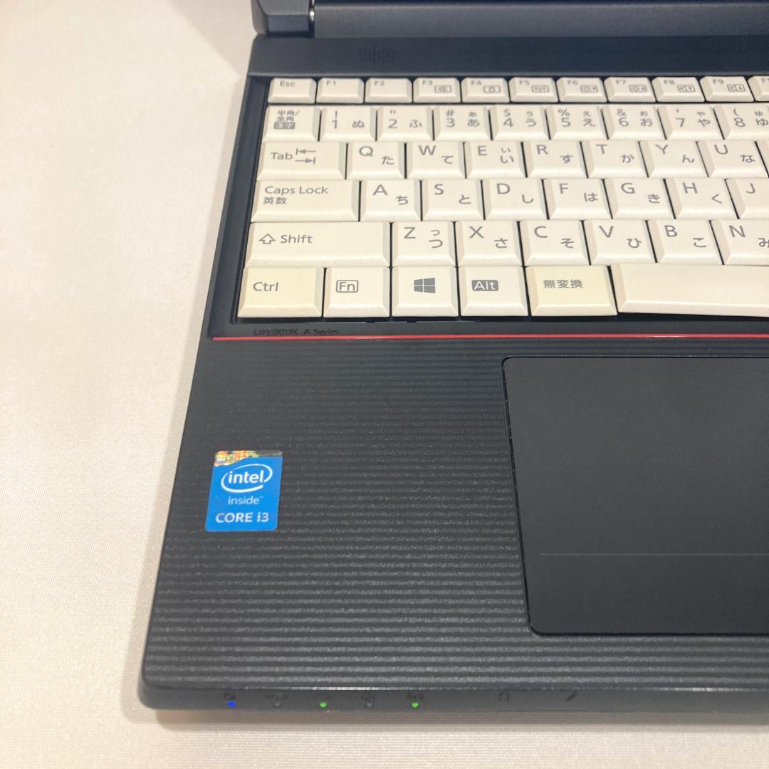 初心者✨快適・カメラ・大画面・DVD✨黒✨すぐ使えるノートパソコン◇D448-3