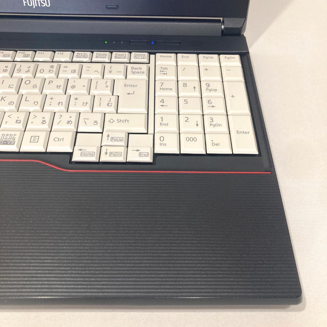 初心者✨快適・カメラ・大画面・DVD✨黒✨すぐ使えるノートパソコン◇D448-3