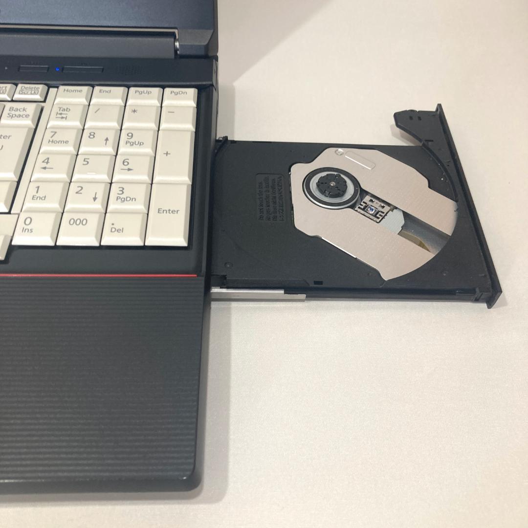 初心者✨快適・カメラ・大画面・DVD✨黒✨すぐ使えるノートパソコン◇D448-3