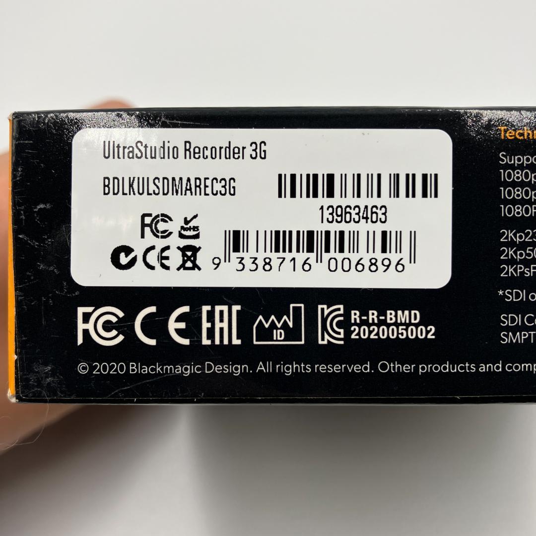 0210-13 美品 UltraStudio Recorder 3G