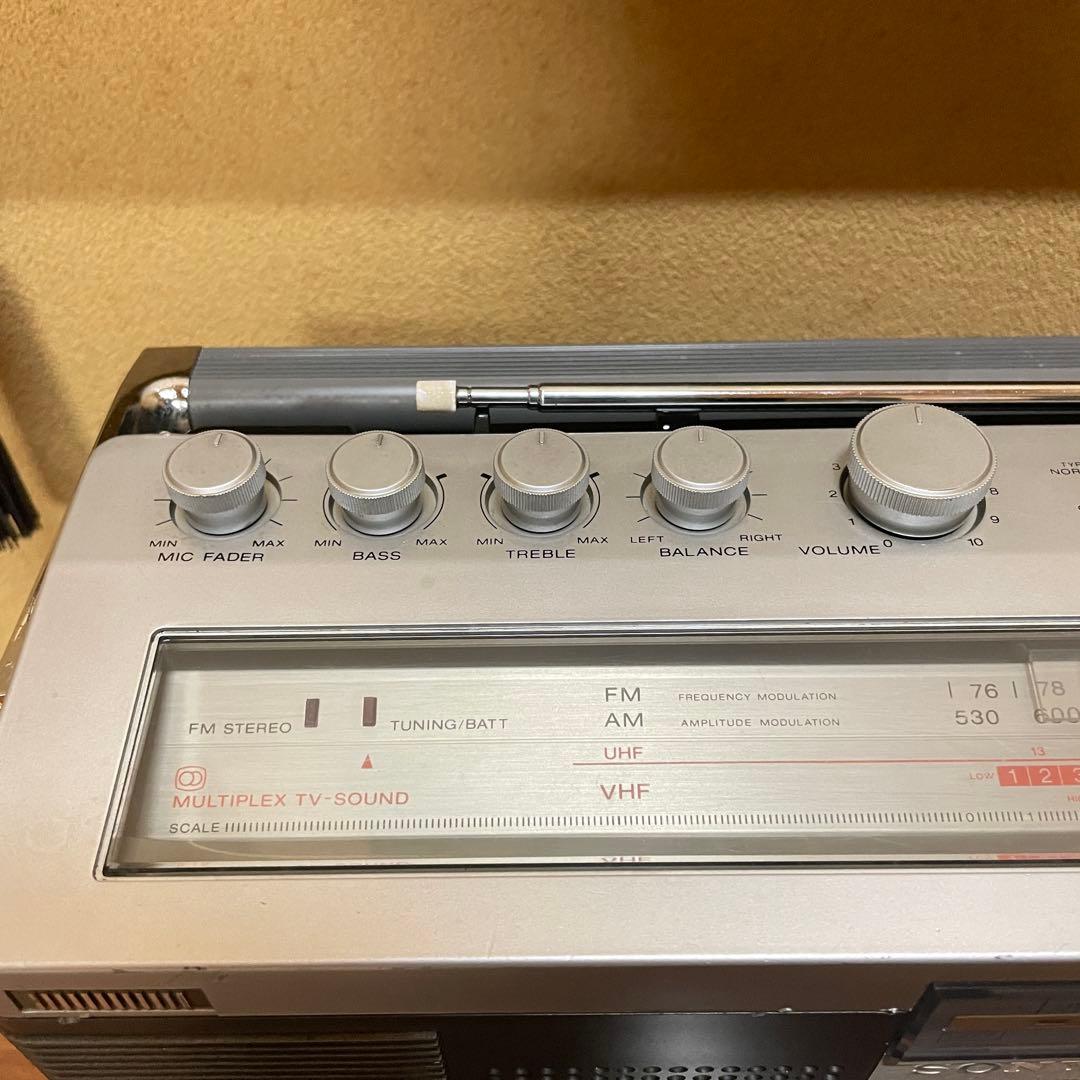 SONY／ラジカセ／CFS-V1／メンテナンス済み／メンテセット付