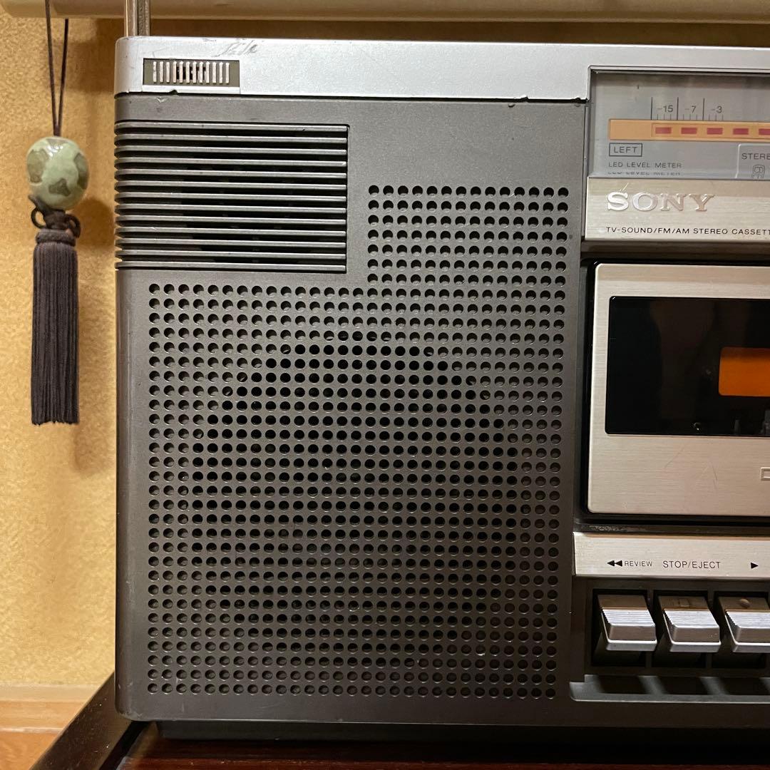 SONY／ラジカセ／CFS-V1／メンテナンス済み／メンテセット付