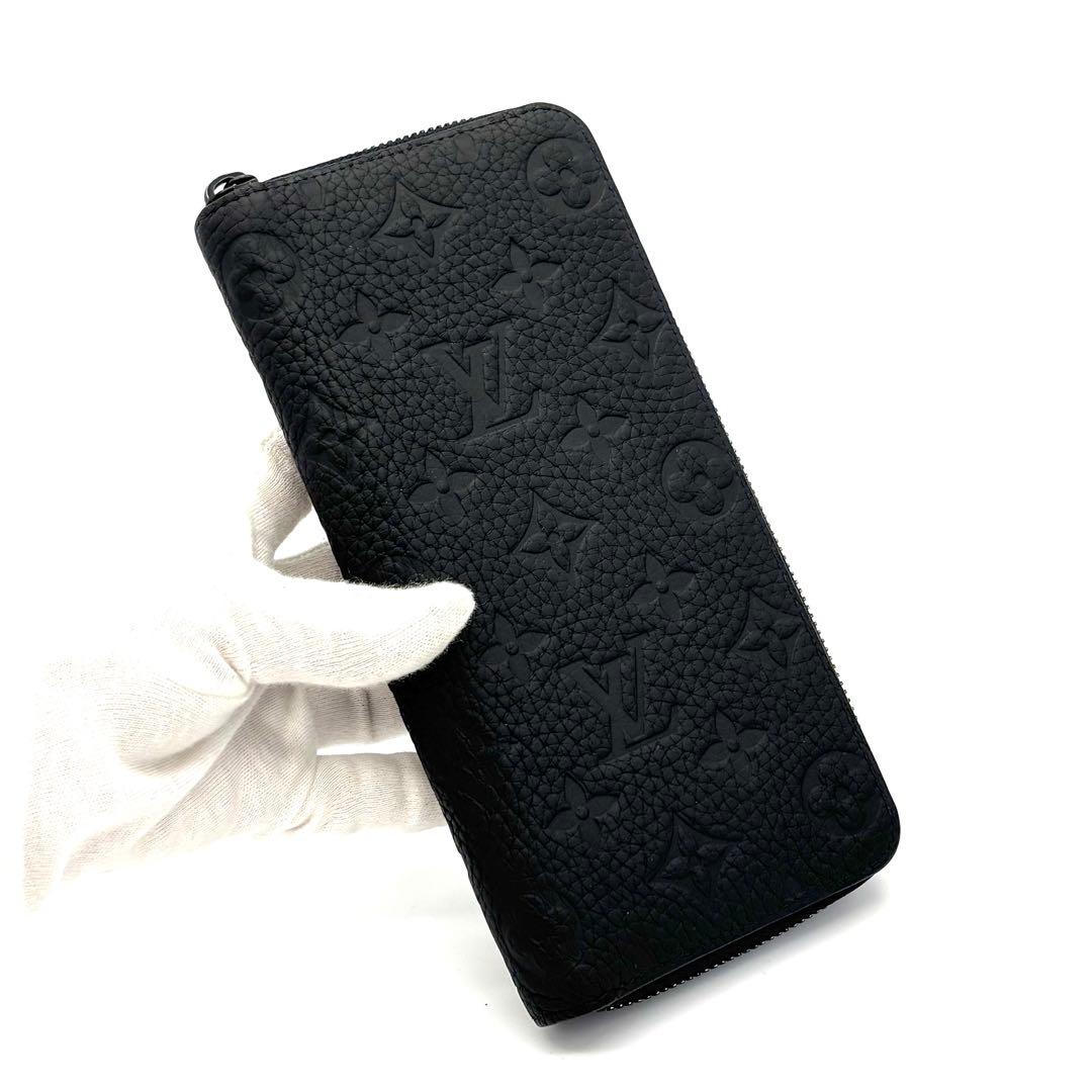 【新型IC】ルイヴィトン トリヨン ヴェルティカル 長財布 ブラック 箱付き 黒