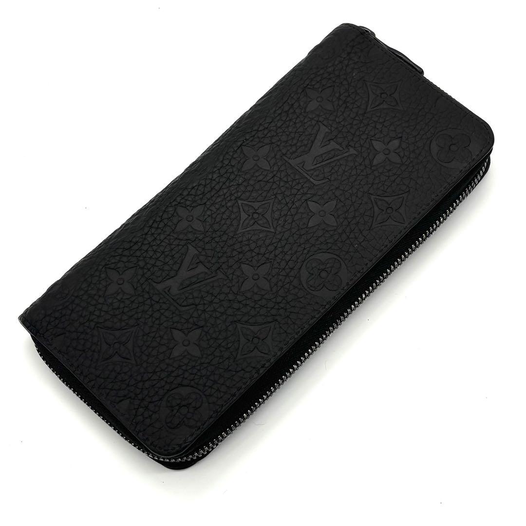 【新型IC】ルイヴィトン トリヨン ヴェルティカル 長財布 ブラック 箱付き 黒