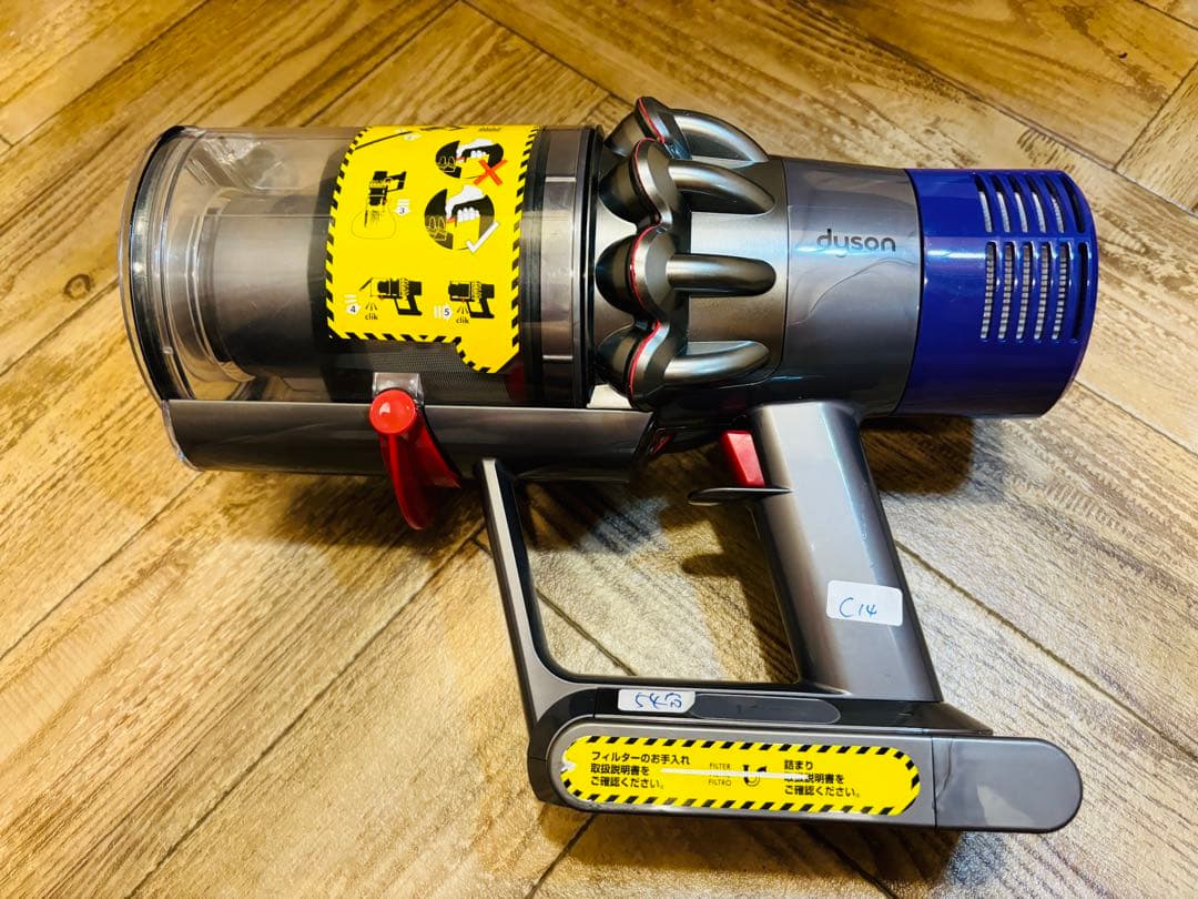 専用ダイソン V10 SV12 本体 バッテリーなしエコモード54分 ◆美品