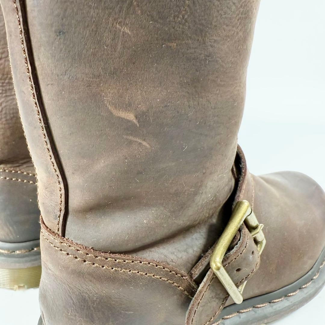 【美品】Dr.Martens ドクターマーチン　エンジニアブーツ 革靴　茶