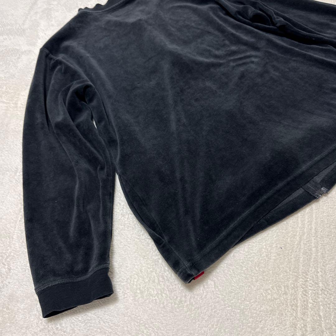 美品 ポロラルフローレン トラックジャケット 現行 L ブラック ベロア 春秋冬