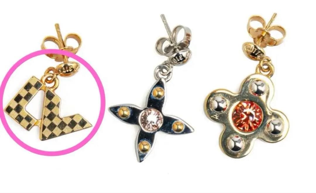 本日限定　ピアス　ルイヴィトン LOUIS VUITTON　片耳　高級感