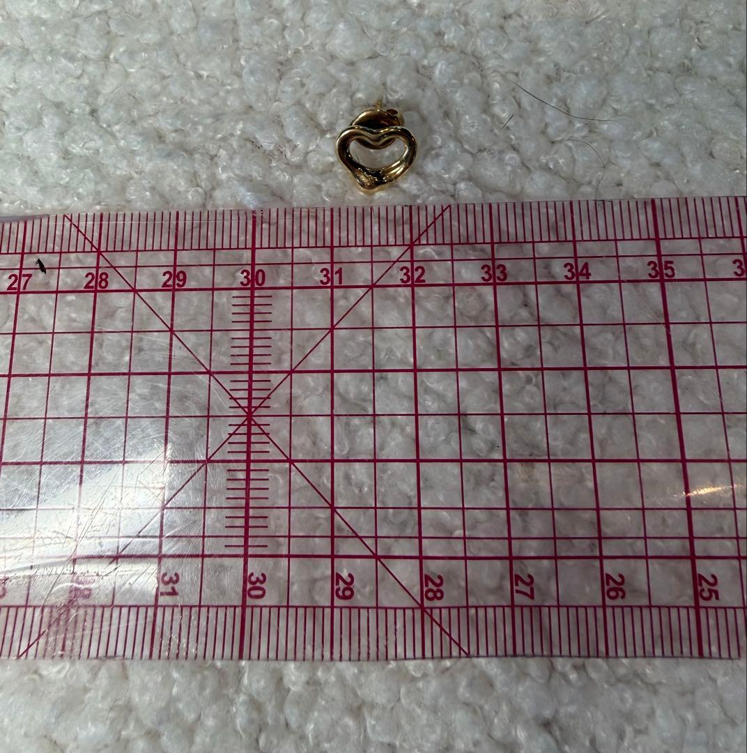 片耳ティファニー TIFFANY & CO. オープンハートピアス K18YG