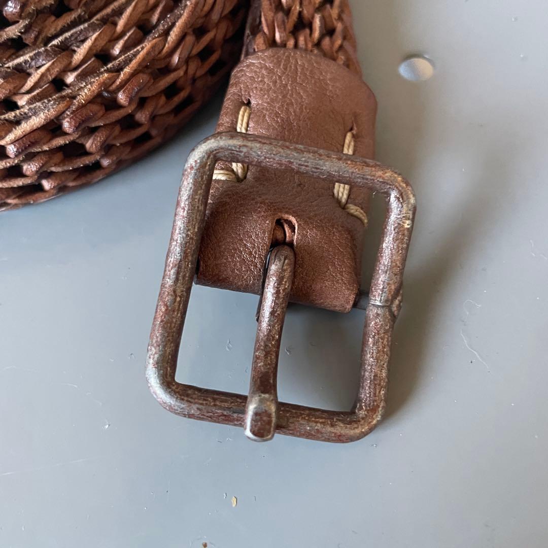 womb leather メッシュベルト