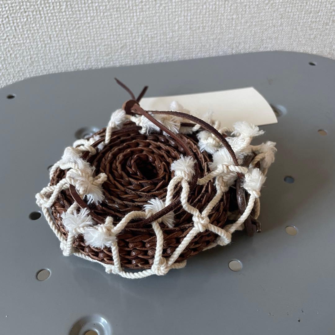 womb leather メッシュベルト