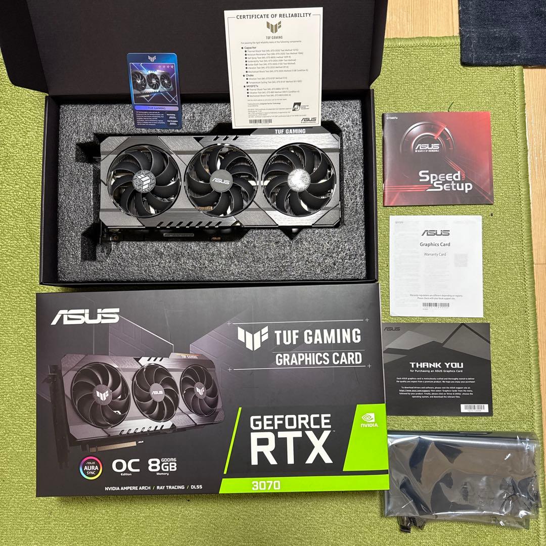 ASUS TUF GAMING RTX3070 グラフィックボード